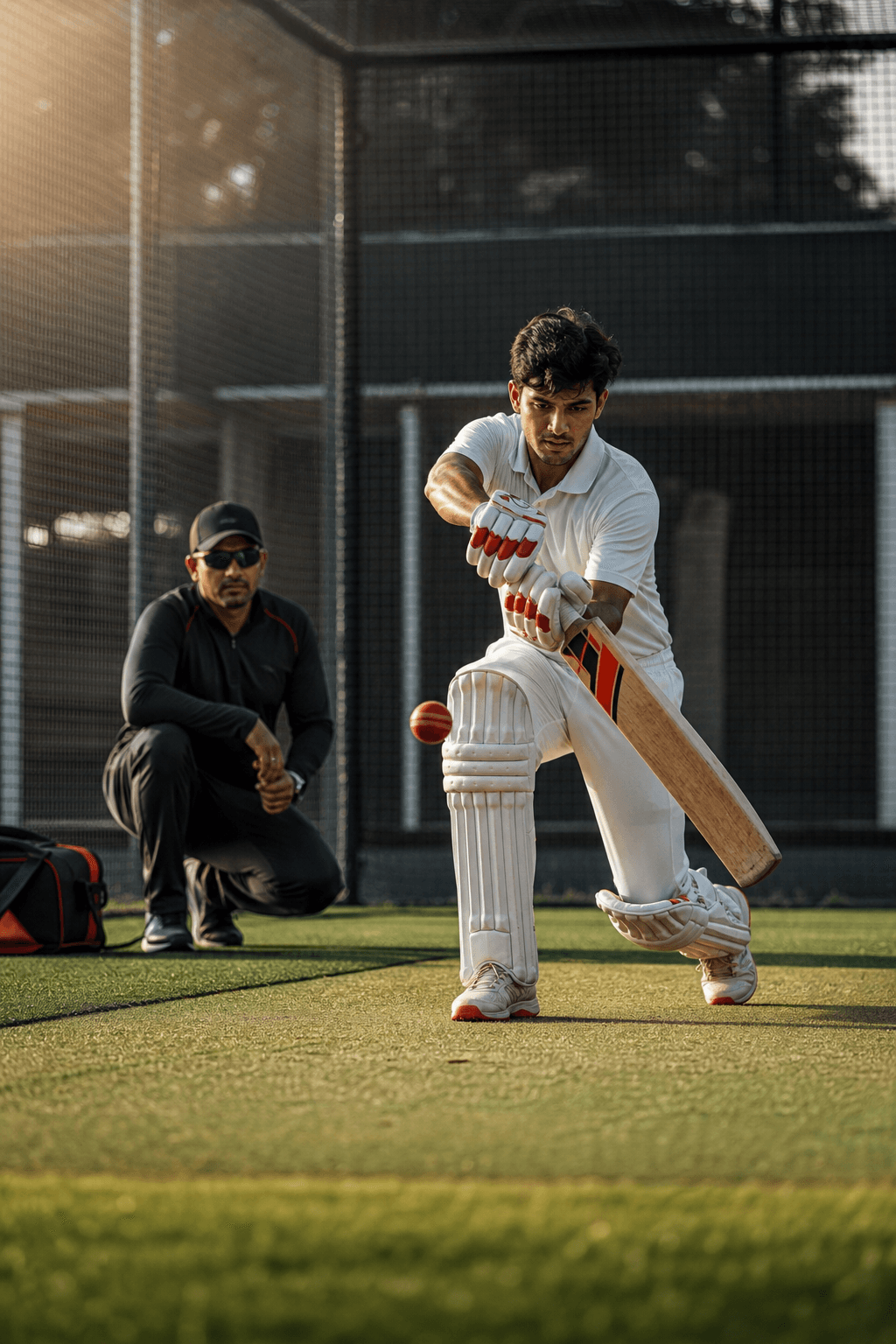 Batting cricket coaching